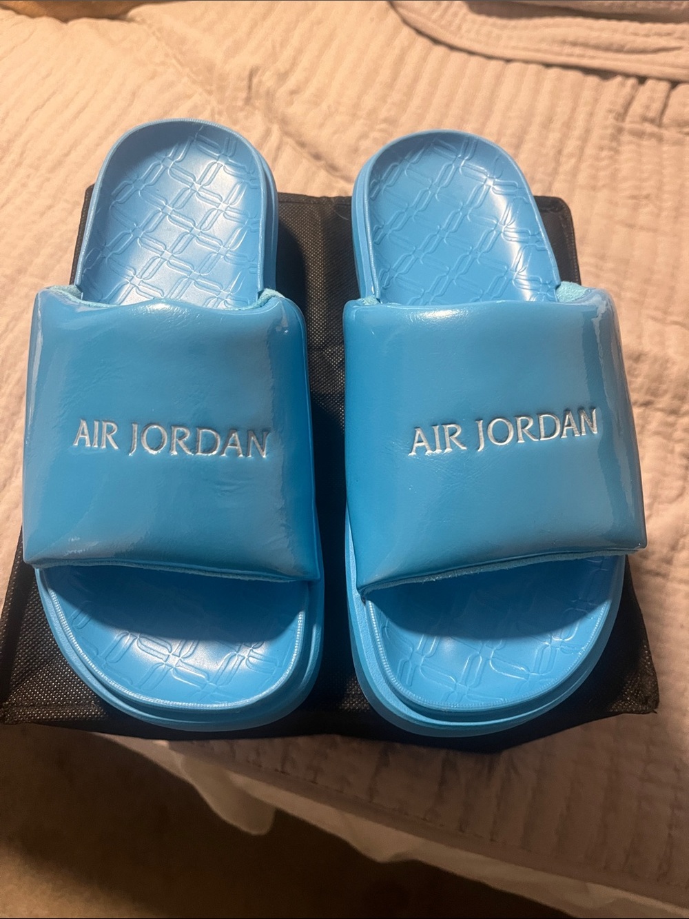 Jordan Blue Air Jordan Slide Sandals